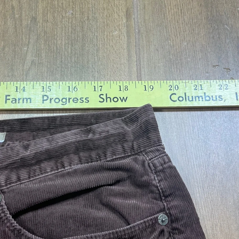 Polo Ralph Lauren Dungarees Mens Corduroy Straight Leg Pants Brown 38x32 vintage